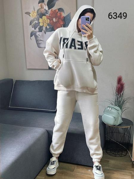 Костюм спорт FSN (46-52) 6349 white (зима)