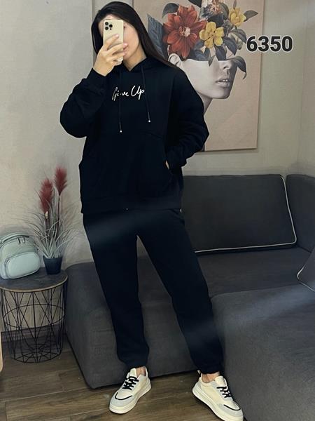 Костюм спорт FSN (46-52) 6350 black (зима)