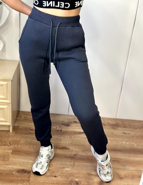 Штаны спорт FSN (42-48) 7434 navy (зима)