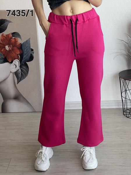 Штаны спорт FSN (42-48) 7435-1 pink (зима)