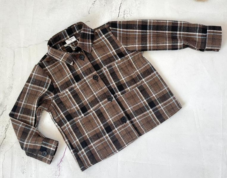 Рубашка Moda school (98-116) 8560-1 camel (деми)