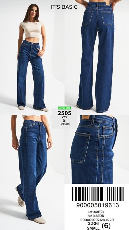 Джинсы Jeans Style (32-36) 2505-2 blue (деми)