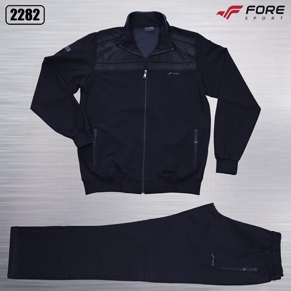 Костюм спорт AZT (XL-3XL) 2282 black-grey (деми)