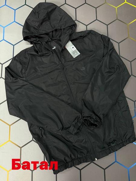 Ветровка Alex Clothes (2XL-6XL) 4914 black (деми)