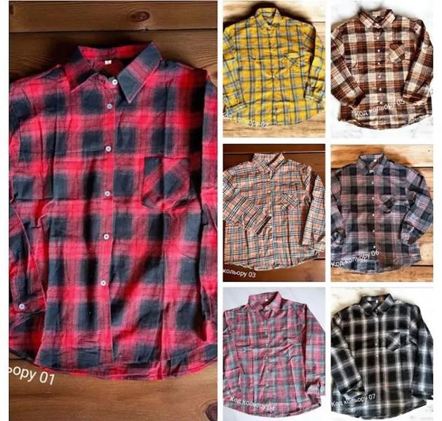 Рубашка Seven Group (M-2XL) 107-7 black (деми)