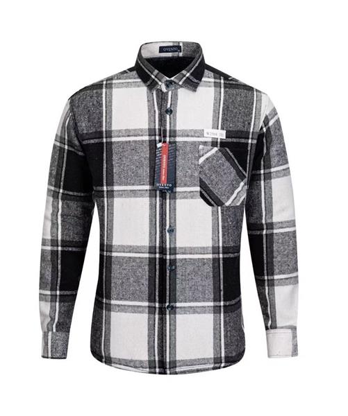 Рубашка Verton (XL-5XL) W2504 black (зима)