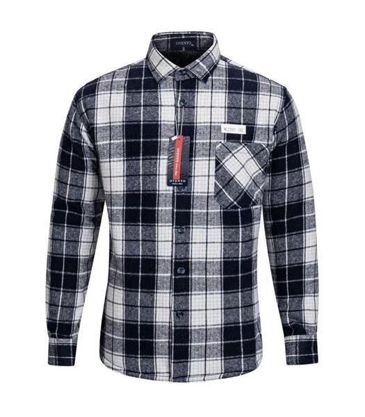 Рубашка Verton (XL-5XL) W2507 black (зима)