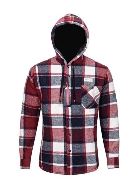 Рубашка Verton (XL-5XL) W2509 wine (зима)