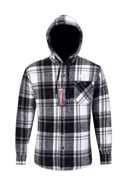 Рубашка Verton (XL-5XL) W2513 black (зима)