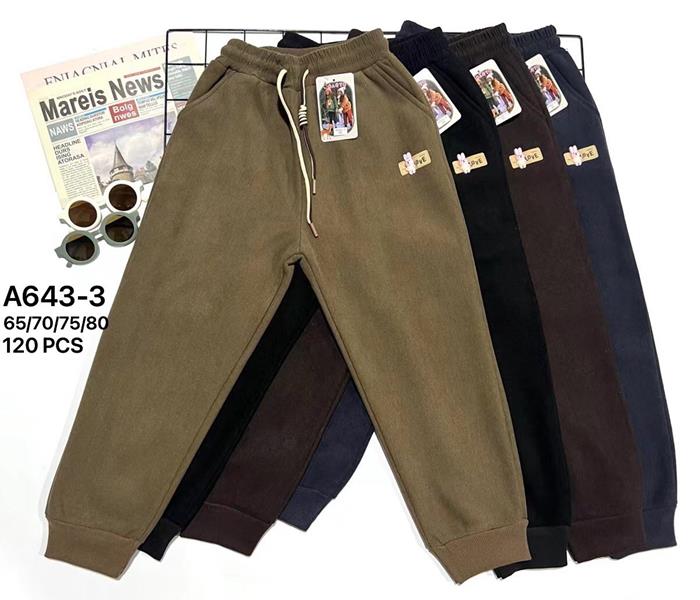 Штаны спорт АнЯ (65-80) 643-3 mix (зима)