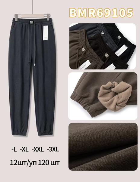 Штаны Giang (L-3XL) 69105 mix (зима)