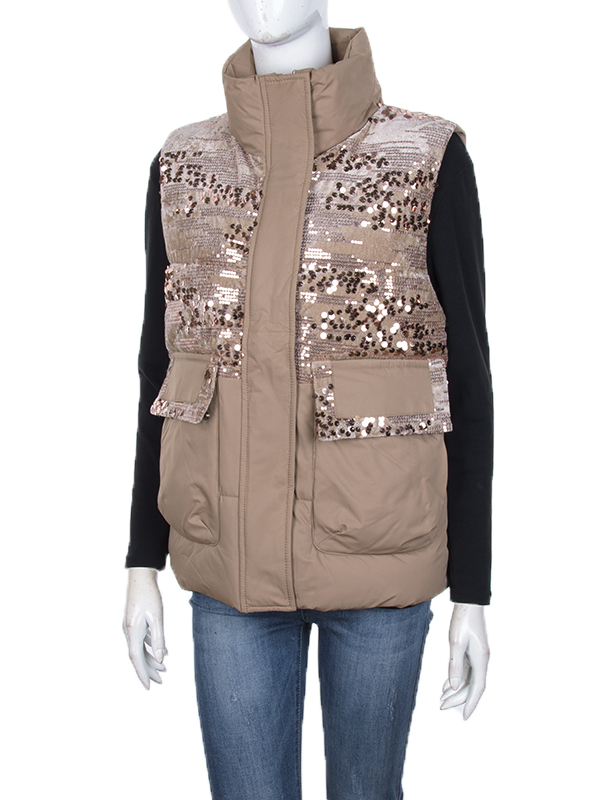 Жилетка Obuv OK2 (M-2XL) 01 (11959) beige (деми)