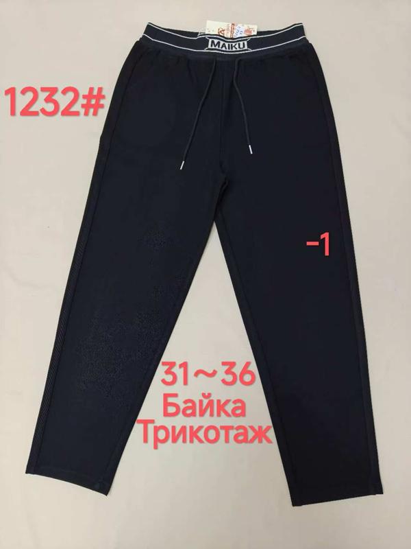 Штаны спорт Immei (31-36) 1232-1 black (зима)