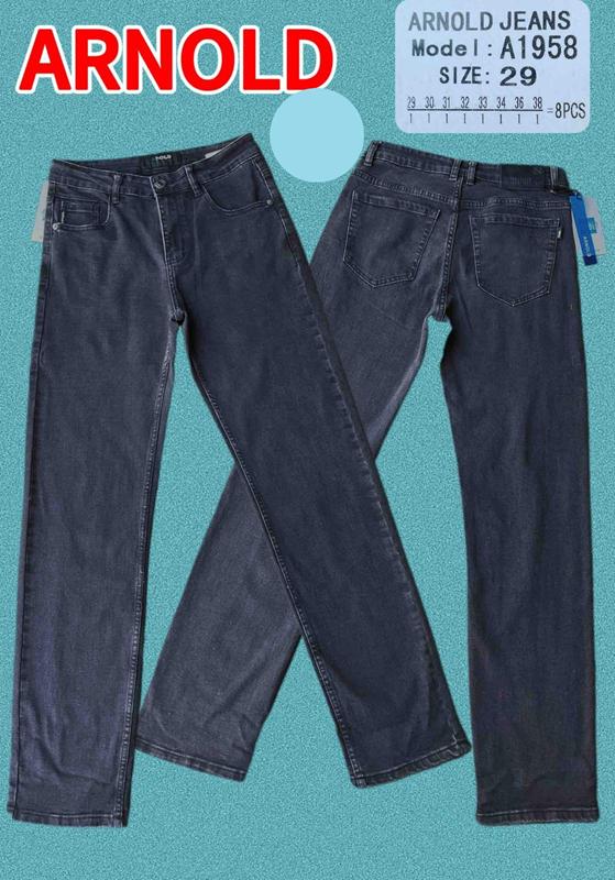 Джинсы Resalsa (29-38) A1958 black (деми)