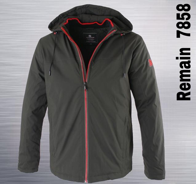 Куртка AZT (M-3XL) 7858 khaki-red (деми)