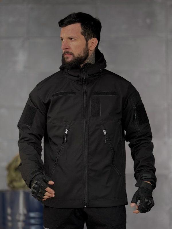 Кофта Max-T (S-2XL) M33 black (зима)