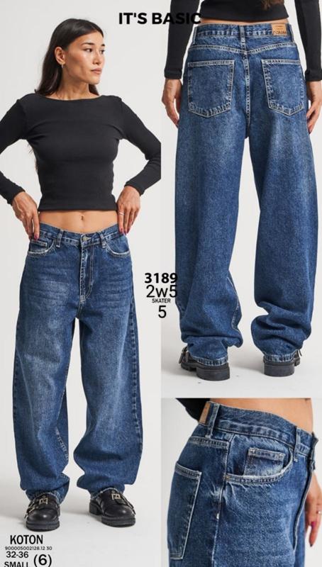 Джинсы Jeans Style (32-36) 3189-5 blue (деми)
