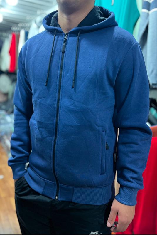 Кофта спорт Vip Stendo (M-2XL) 4921 blue (зима)