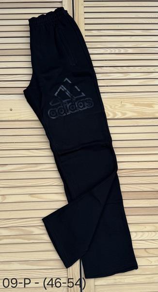 Штаны спорт Sport style (46-54) 09P black (зима)
