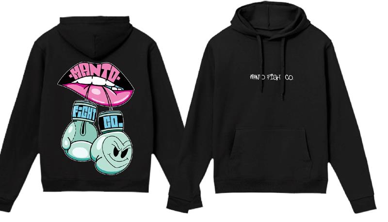 Худи Madoka (M-3XL) 1177 black (деми)