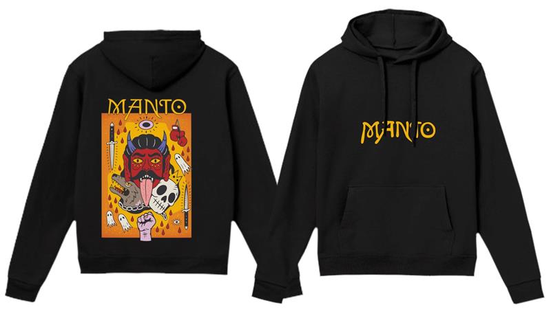 Худи Madoka (M-3XL) 1178 black (деми)