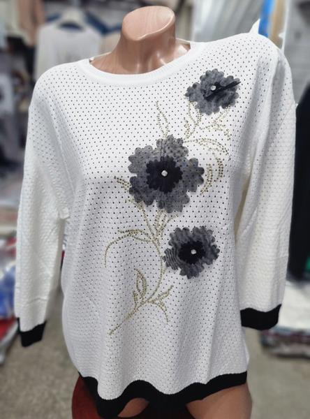 Свитер Julia (50-52) JL1 white (деми)