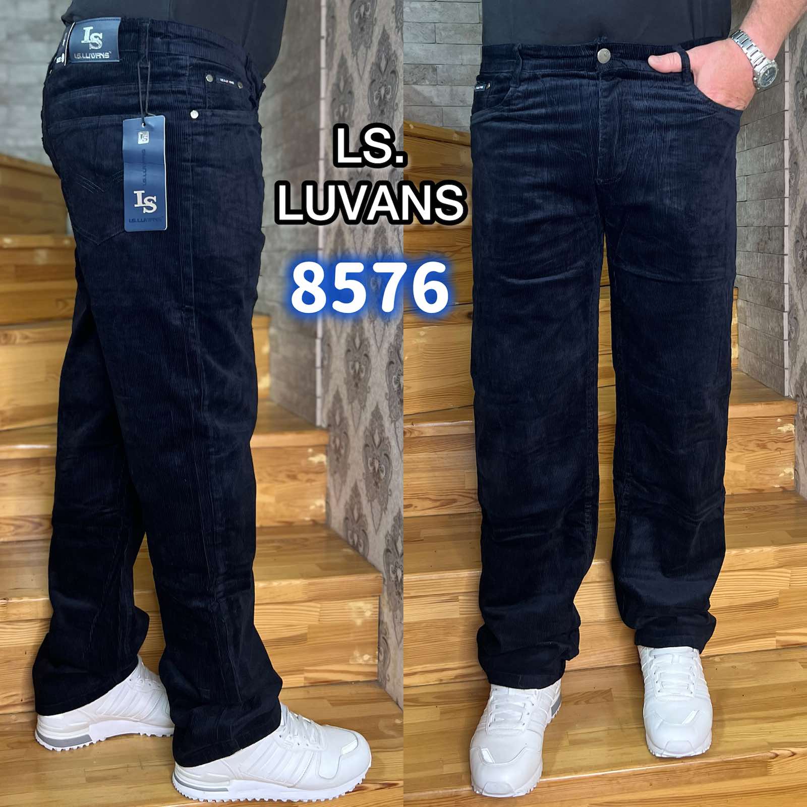 Брюки God Baron (34-44) 8576 blue (деми)