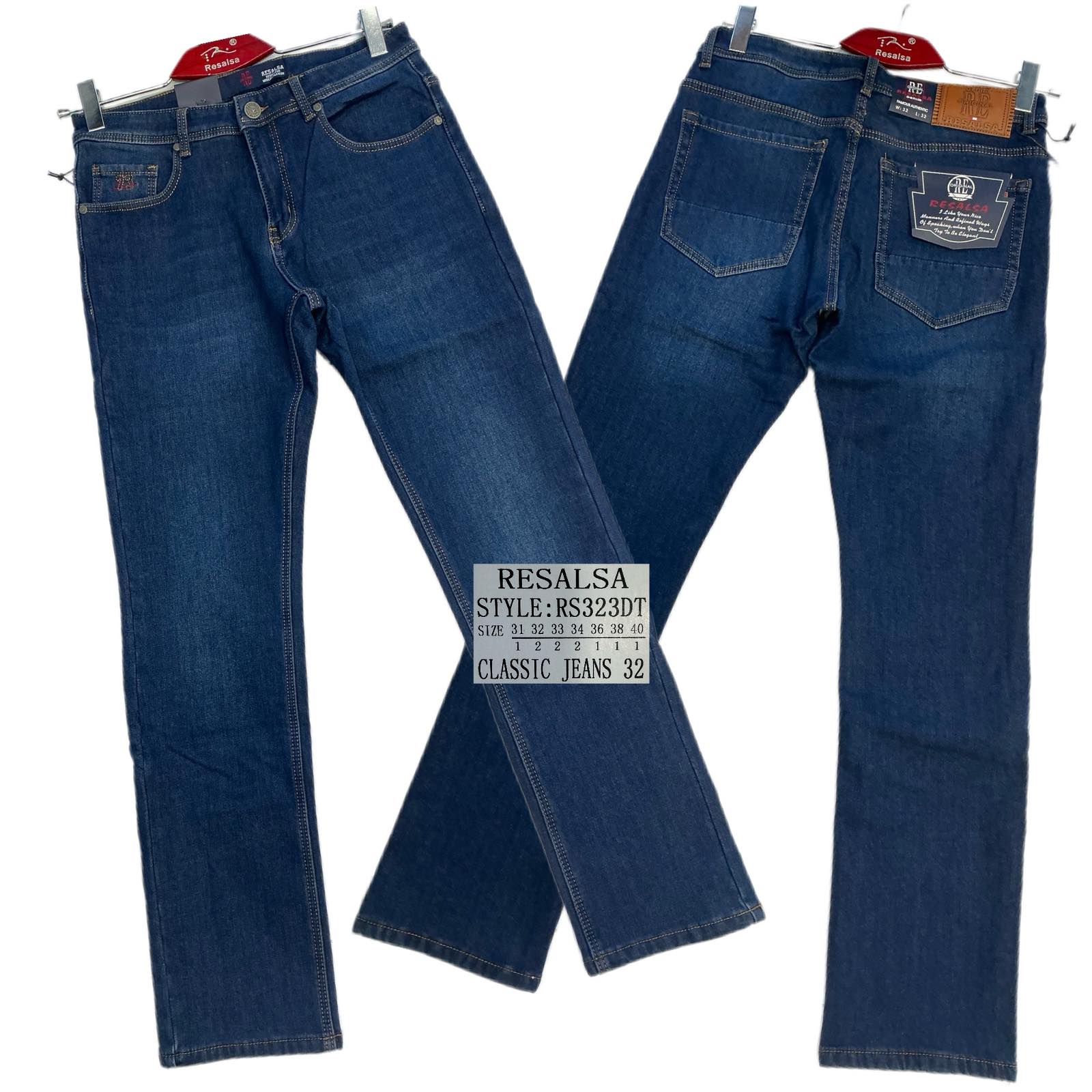 Джинсы God Baron (31-40) RS323DT blue (зима)