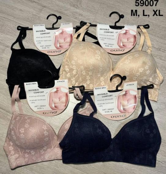 Бюстгальтер Comfort (M-XL) 59007 mix (деми)