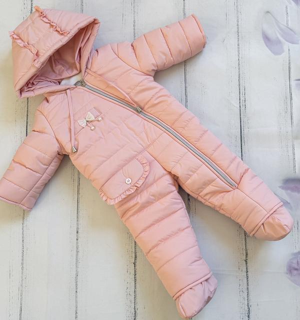 Комбинезон Moda school (68-86) 8456 peach (зима)