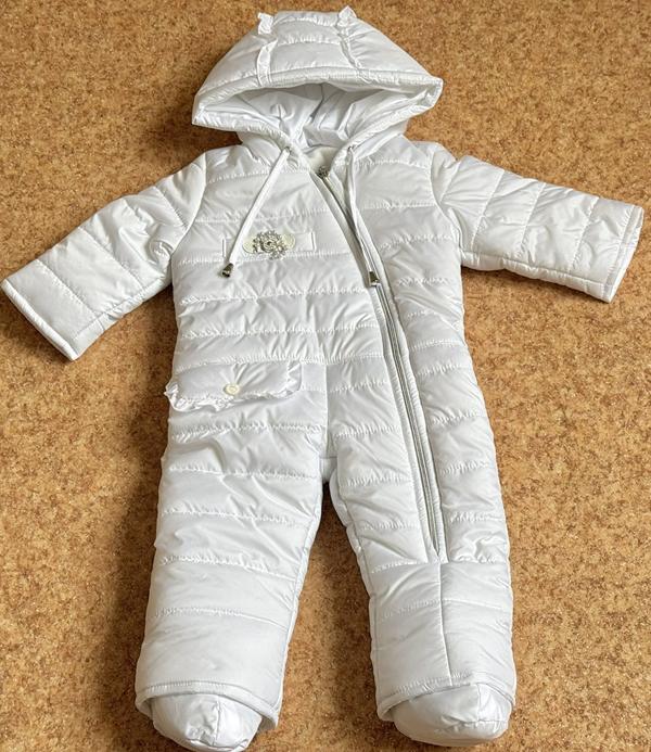 Комбинезон Moda school (68-86) 8456 white (зима)