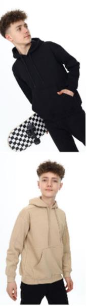 Худи iBamBino (140-164) IB696 black (зима)