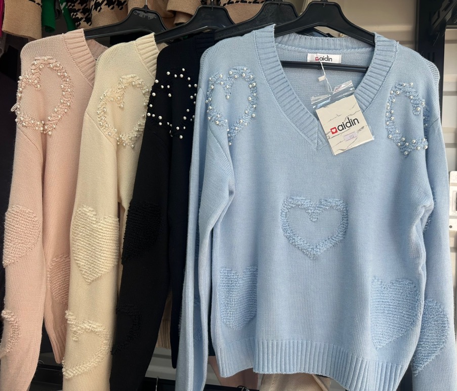 Свитер Aidin-шик шок (46-50) 833 mix (деми)