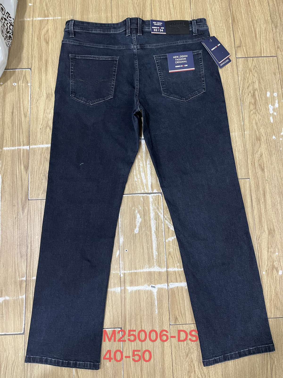 Джинсы God Baron (40-50) M25006-DS blue (деми)