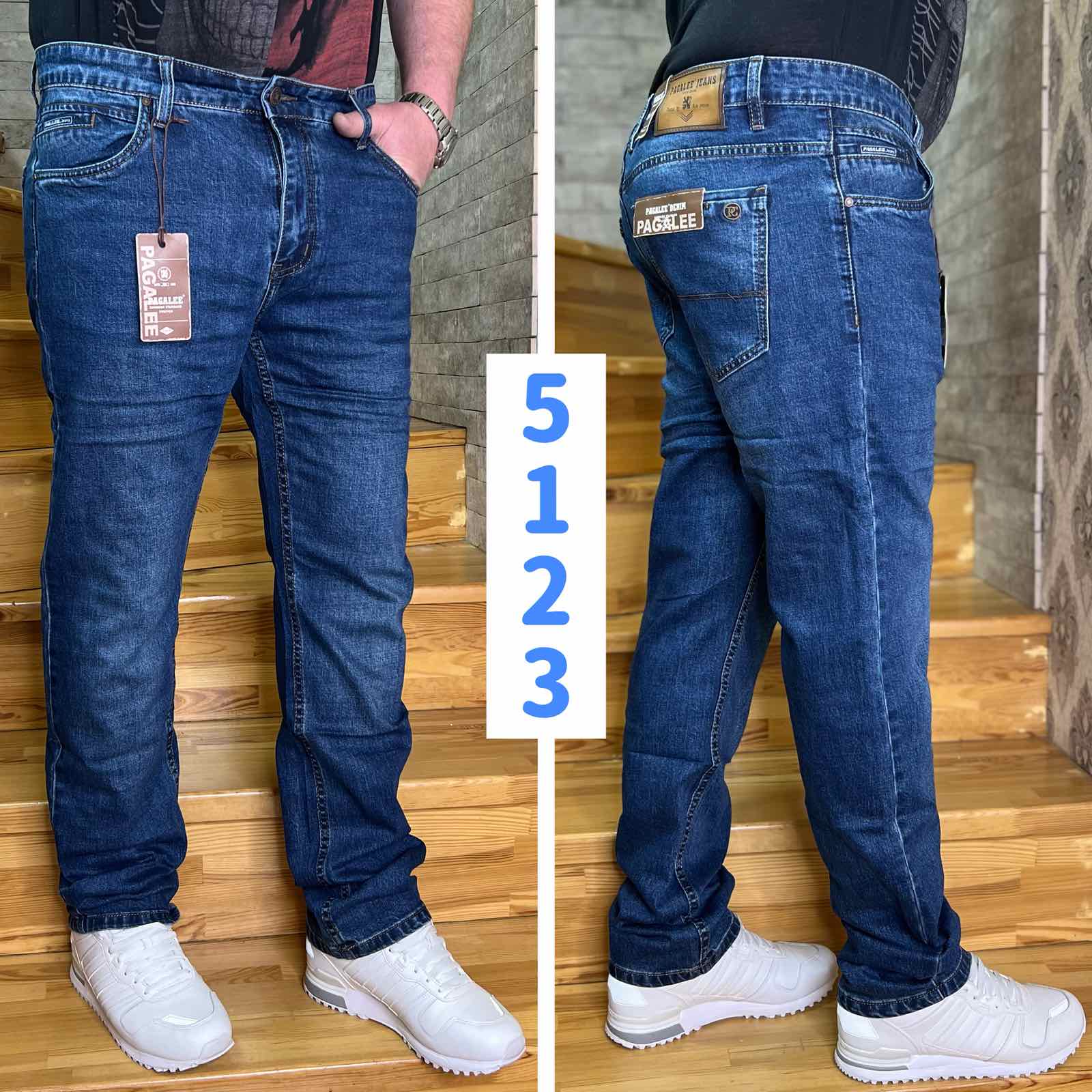 Джинсы God Baron (30-38) 5123 blue (деми)