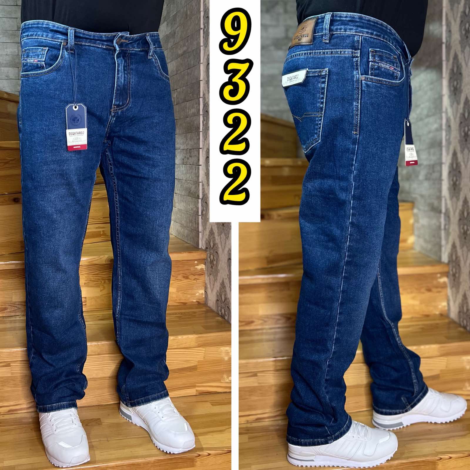 Джинсы God Baron (33-42) 9322 blue (деми)