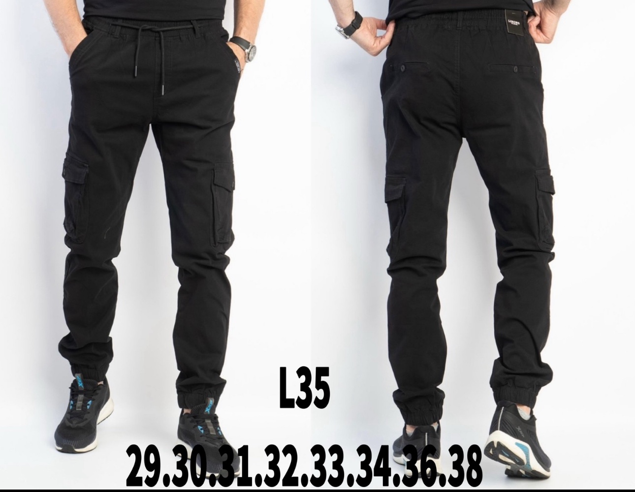 Штаны God Baron (29-38) L35 black (деми)