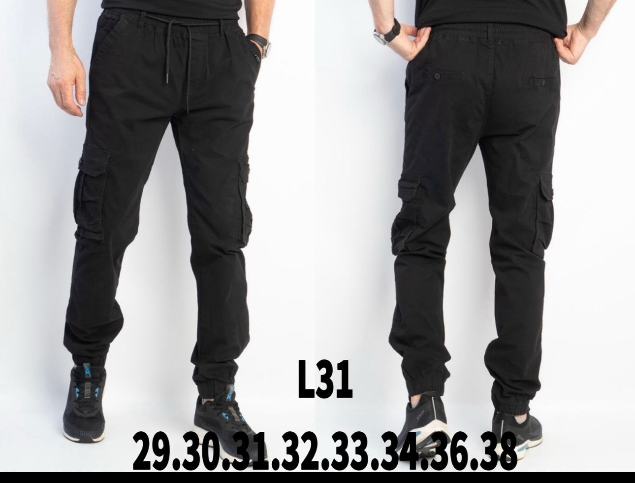 Штаны God Baron (29-38) L31 black (деми)