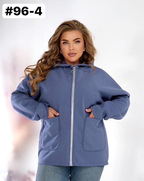 Кардиган BAT (46-56) 96-4 l.blue (деми)