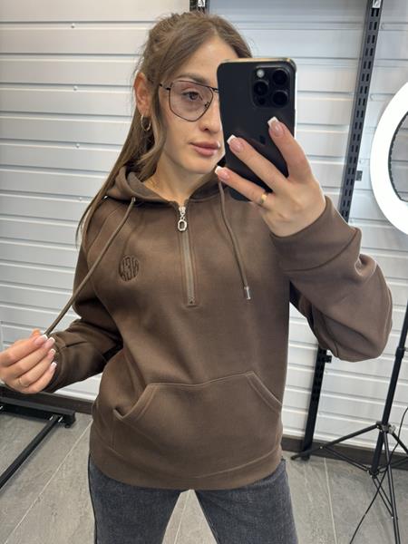 Худи JJF (XL-3XL) 5026 brown (зима)