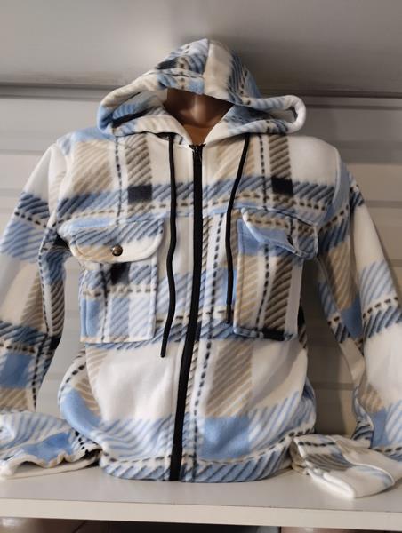 Рубашка Panda (S-2XL) 1293 l.blue (зима)