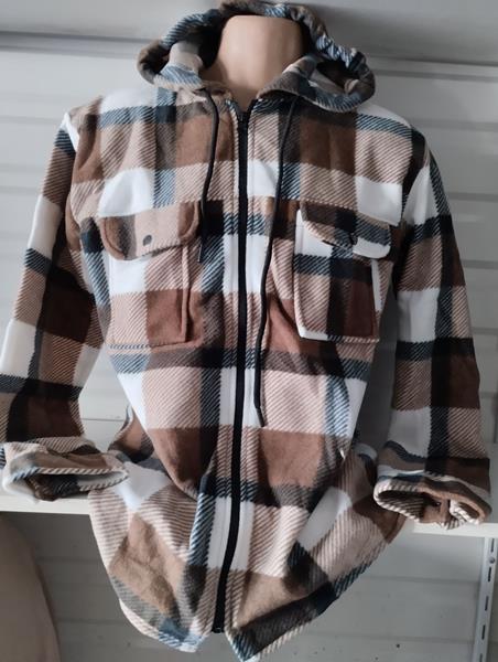 Рубашка Panda (S-2XL) 1297 brown (зима)