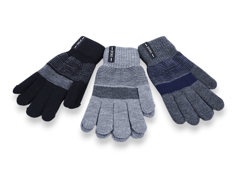 Перчатки KH clothes (M-XL) D07 mix (зима)