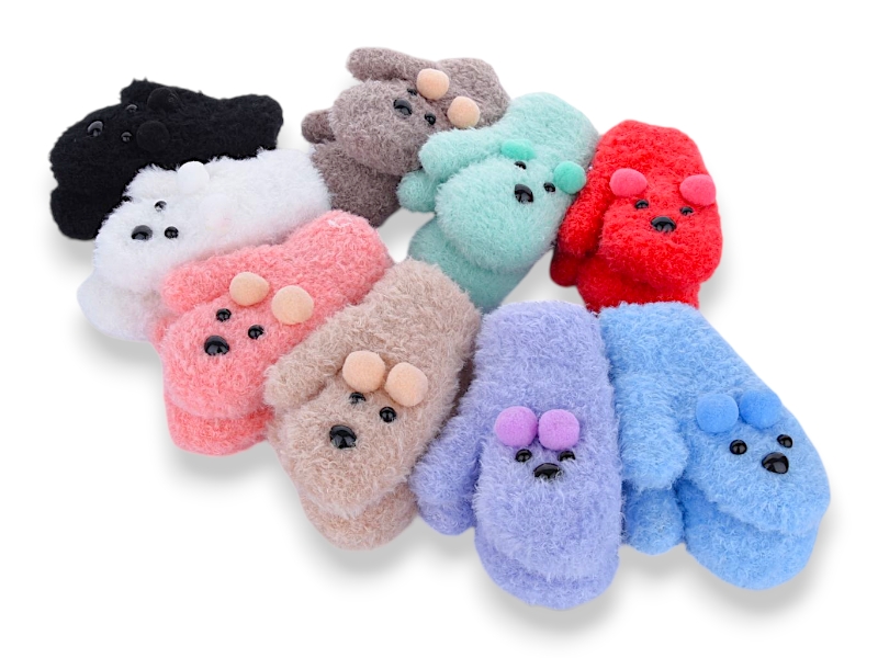 Варежки KH clothes (1-4) 0903 mix (зима)