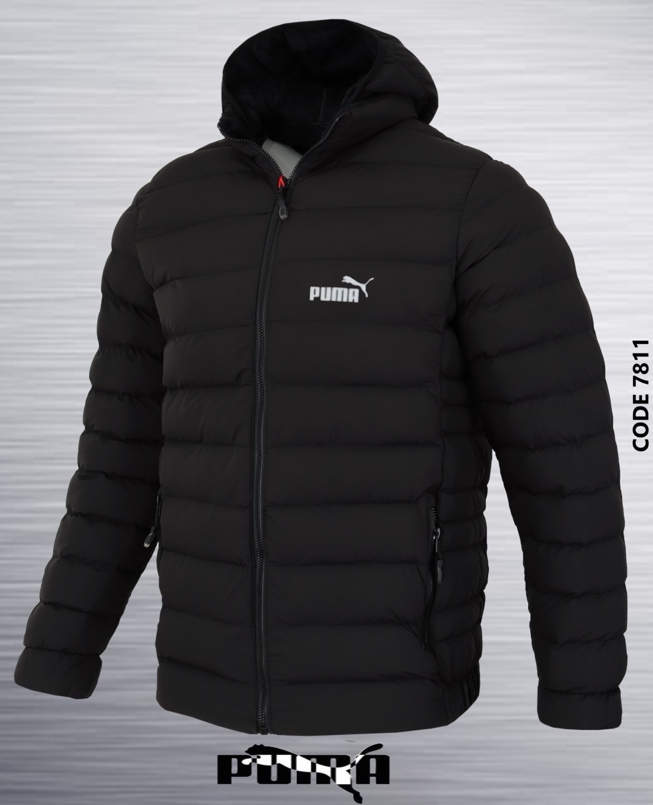 Куртка AZT (52-60) 7811-4 black (деми)