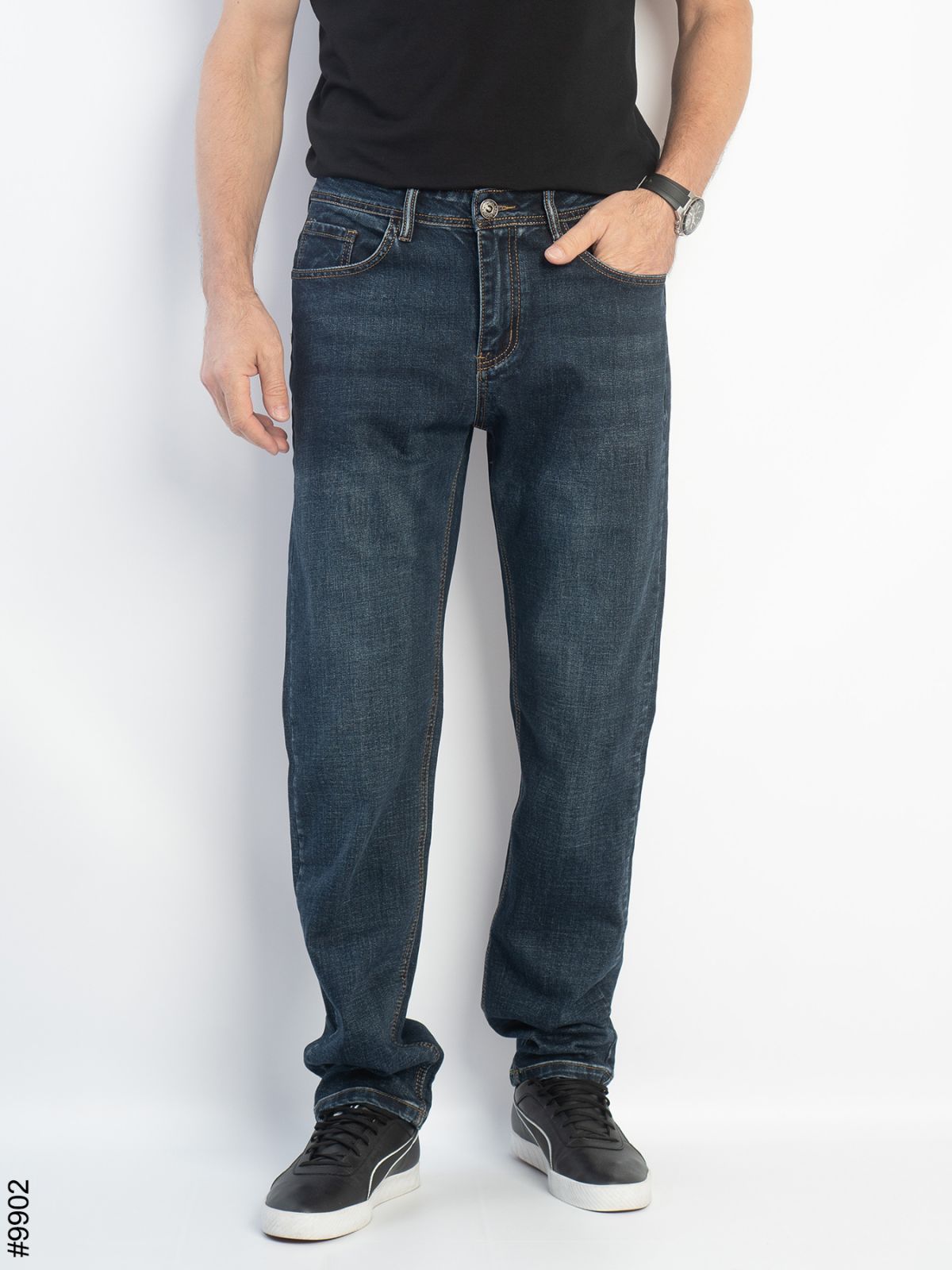 Джинсы Seven Group (30-40) 9902 blue (деми)