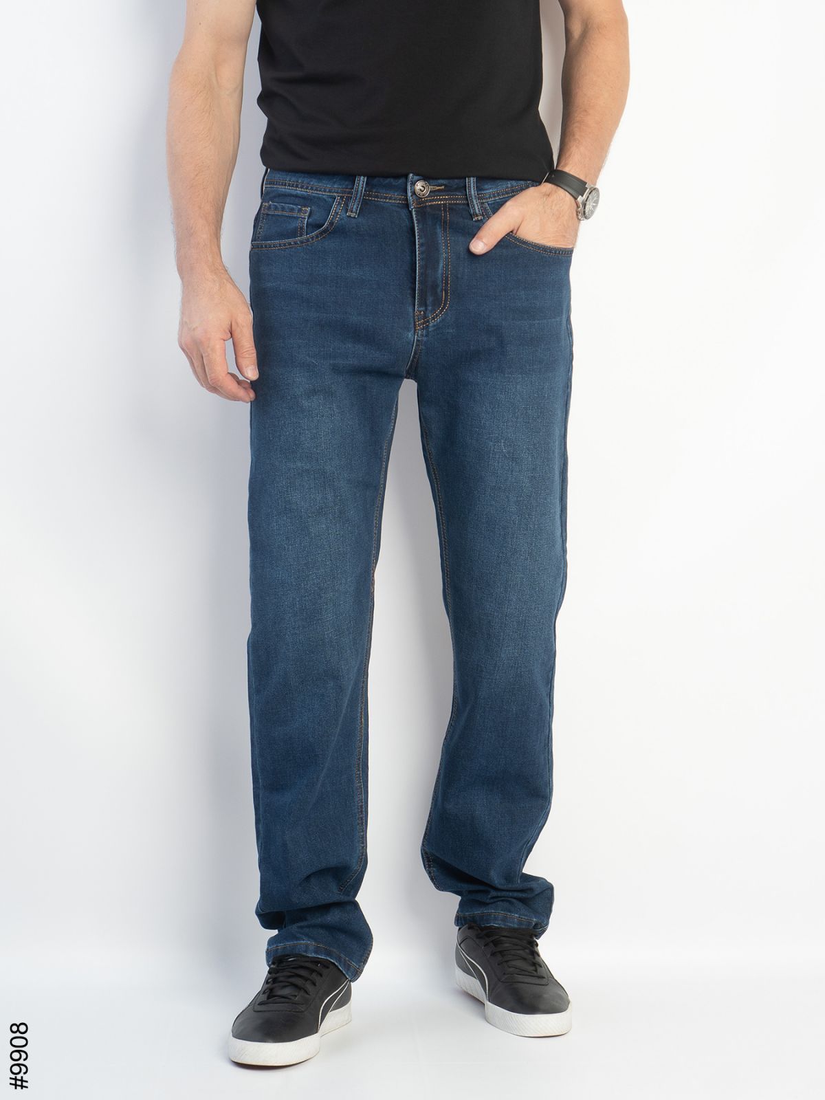 Джинсы Seven Group (32-38) 9908 blue (деми)