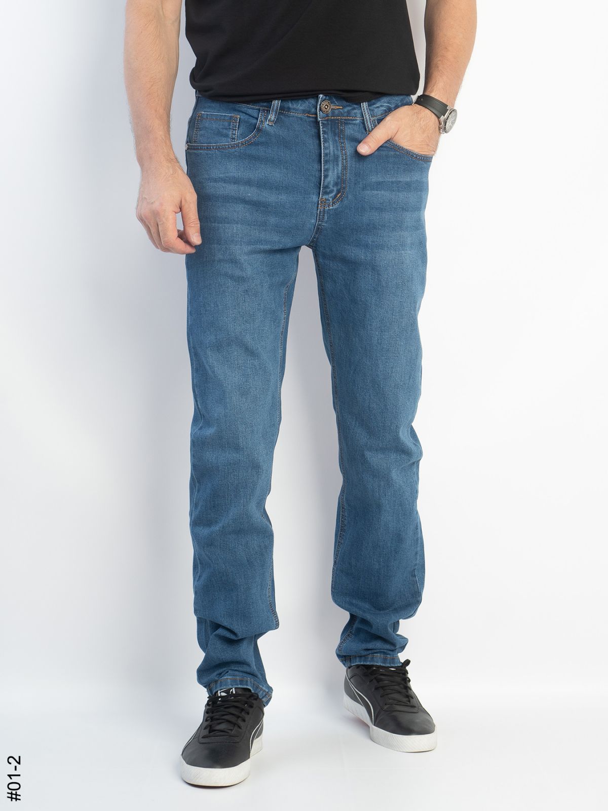 Джинсы Seven Group (29-38) 01-2 blue (деми)