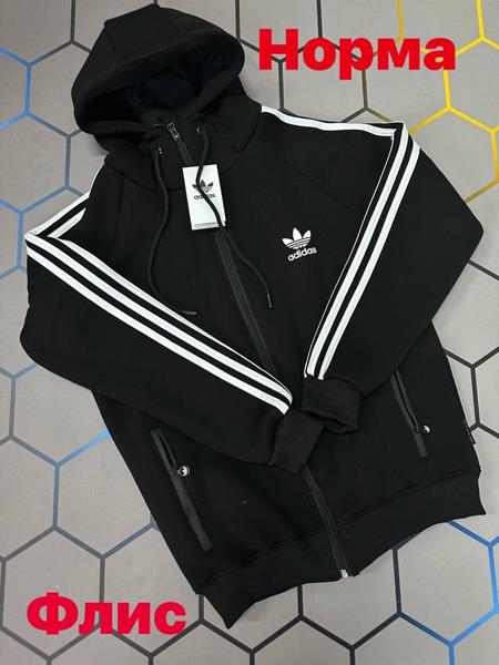 Кофта спорт Alex Clothes (S-2XL) 6055 black (зима)