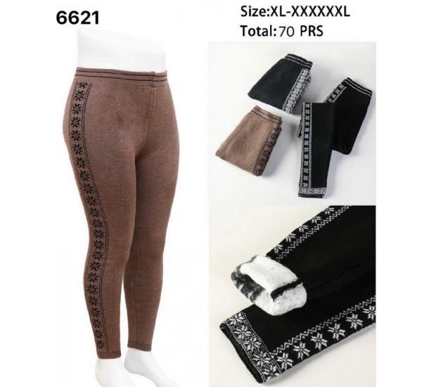 Лосины Redoor (XL-7XL) 6621-1 mix (зима)